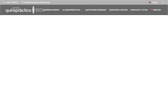 Desktop Screenshot of centroquiropracticoibiza.com
