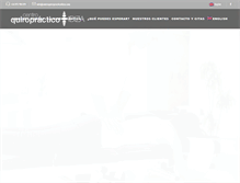 Tablet Screenshot of centroquiropracticoibiza.com